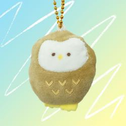 ［G.owl ］Dull Eyes Zoo Petite Mascot Ball Chain