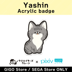 [E]Yashin Acrylic badge(Creator's Crane)