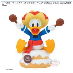ディズニーキャラクターズ ソフビフィギュア -DONALD DUCK-Disney100周年ver.